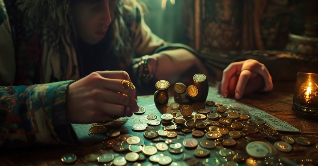 Divination through interviews and pennies